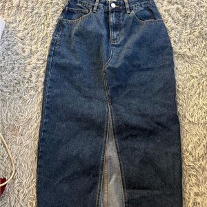 Kangol Women's Blue Denim Skirt